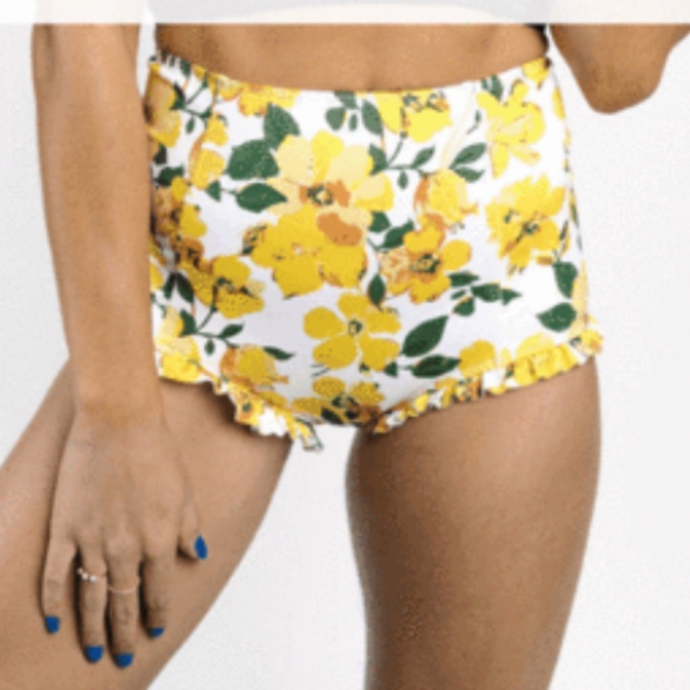 floral swim bottoms